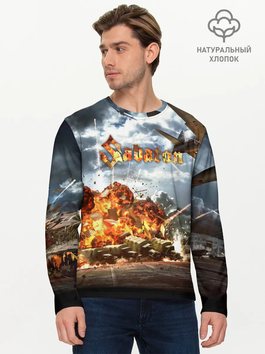 Мужской лонгслив базовый / Sabaton