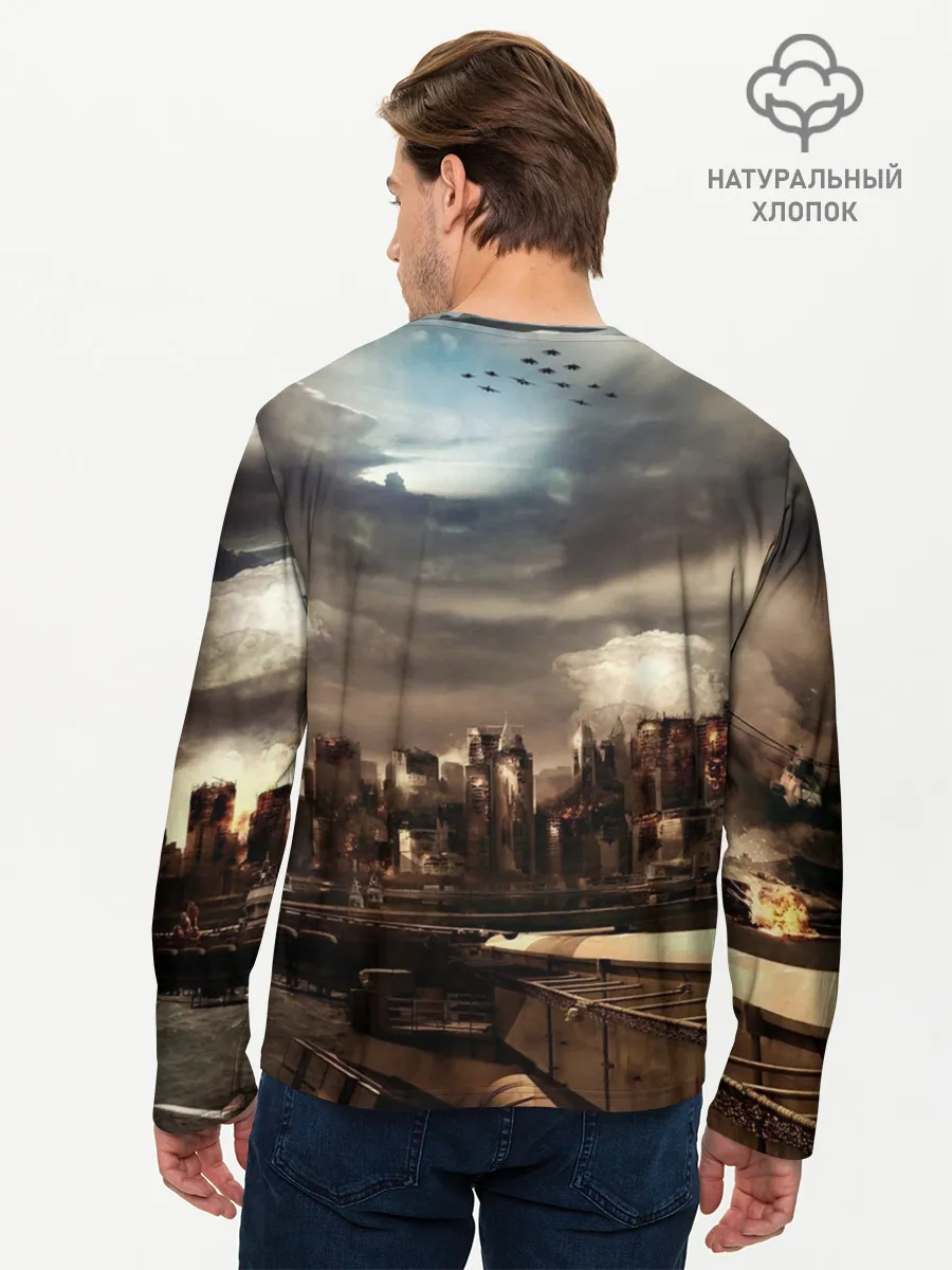 Мужской лонгслив базовый / Sabaton