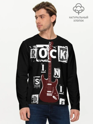 Мужской лонгслив базовый / Rock