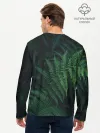 Мужской лонгслив базовый / Листья