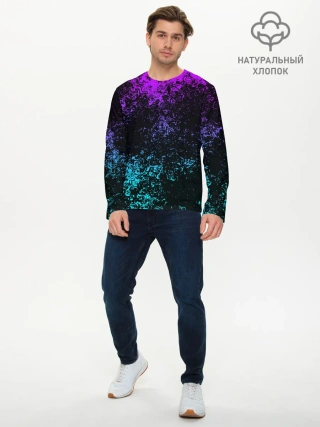 Мужской лонгслив базовый / БРЫЗГИ КРАСОК