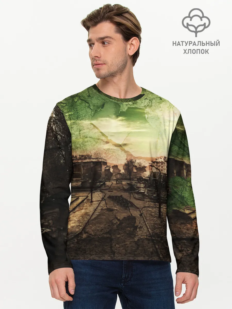 Мужской лонгслив базовый / STALKER
