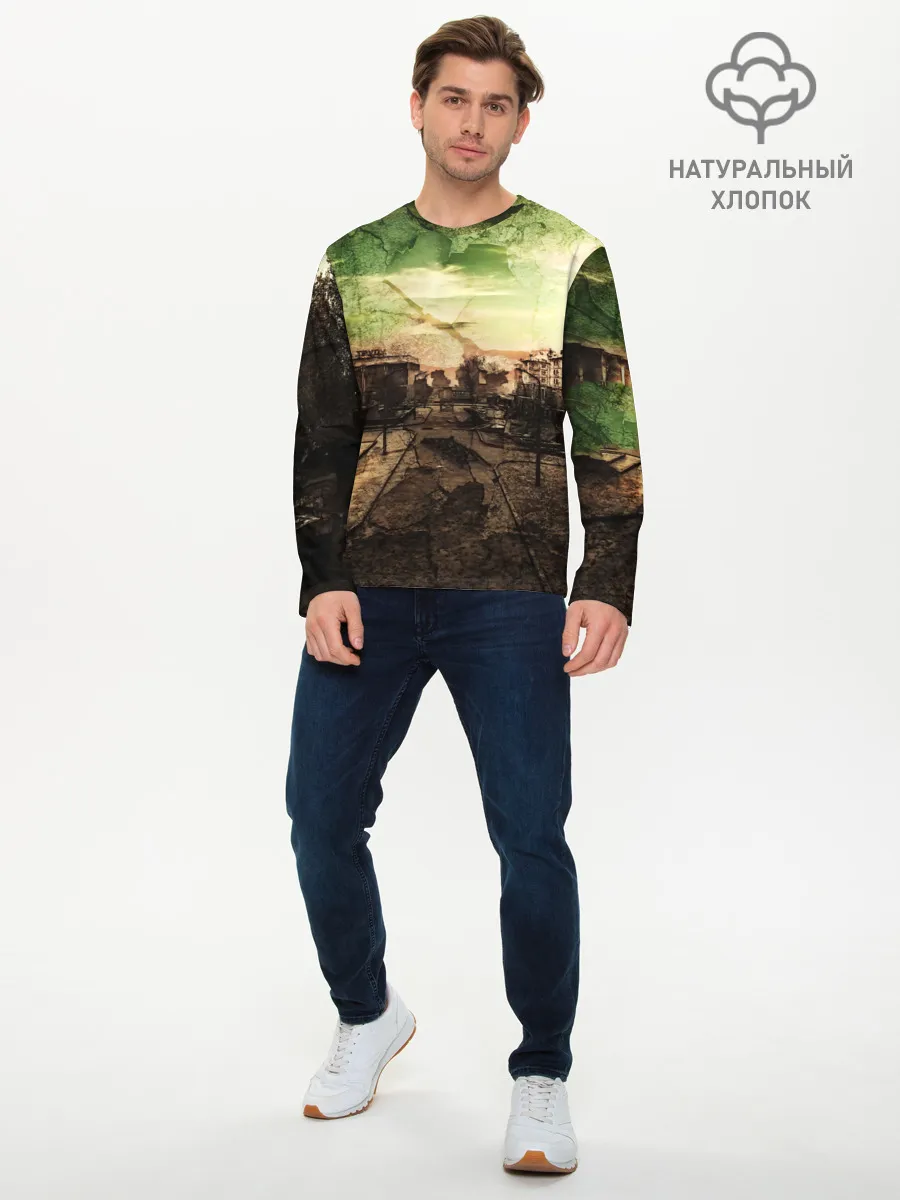 Мужской лонгслив базовый / STALKER