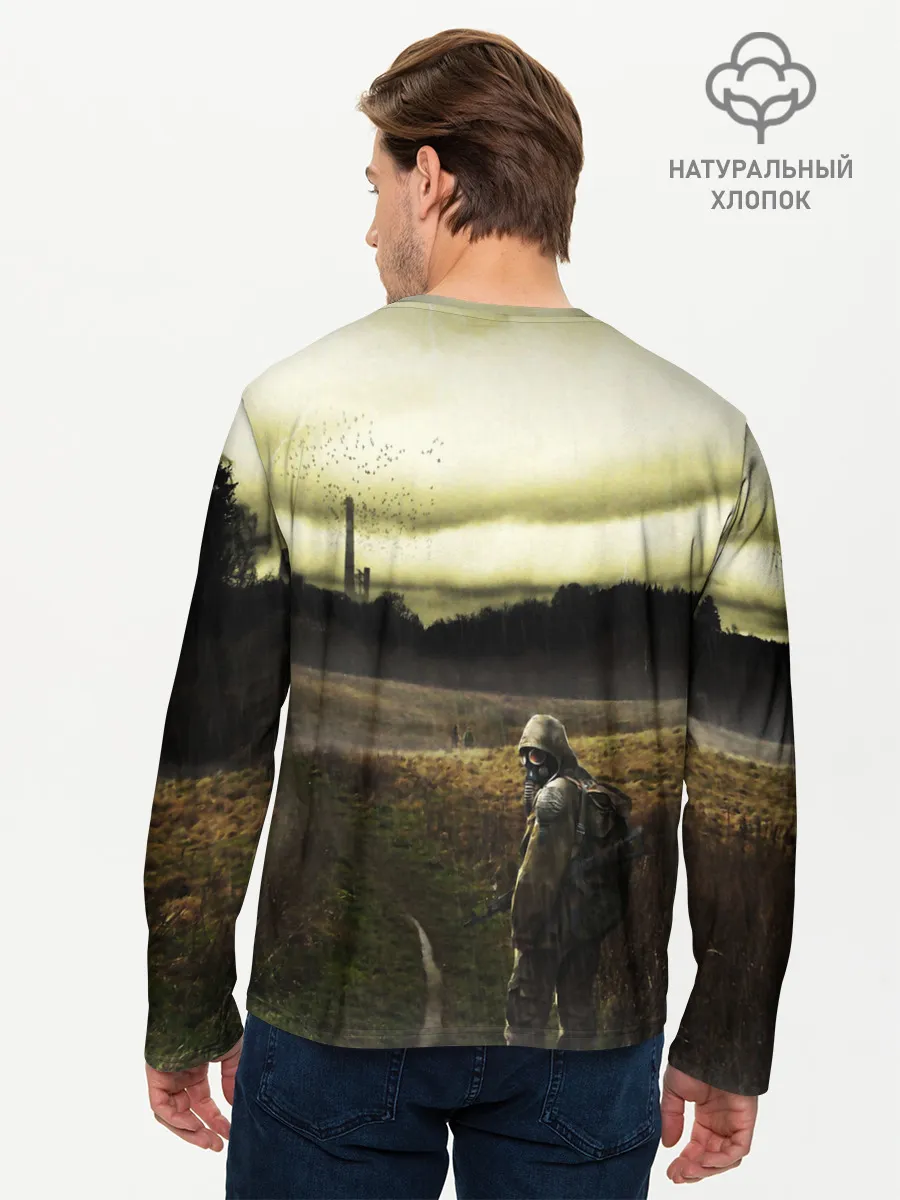 Мужской лонгслив базовый / STALKER