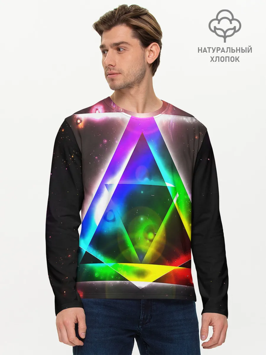 Мужской лонгслив базовый / ИЛЛЮМИНАТЫ