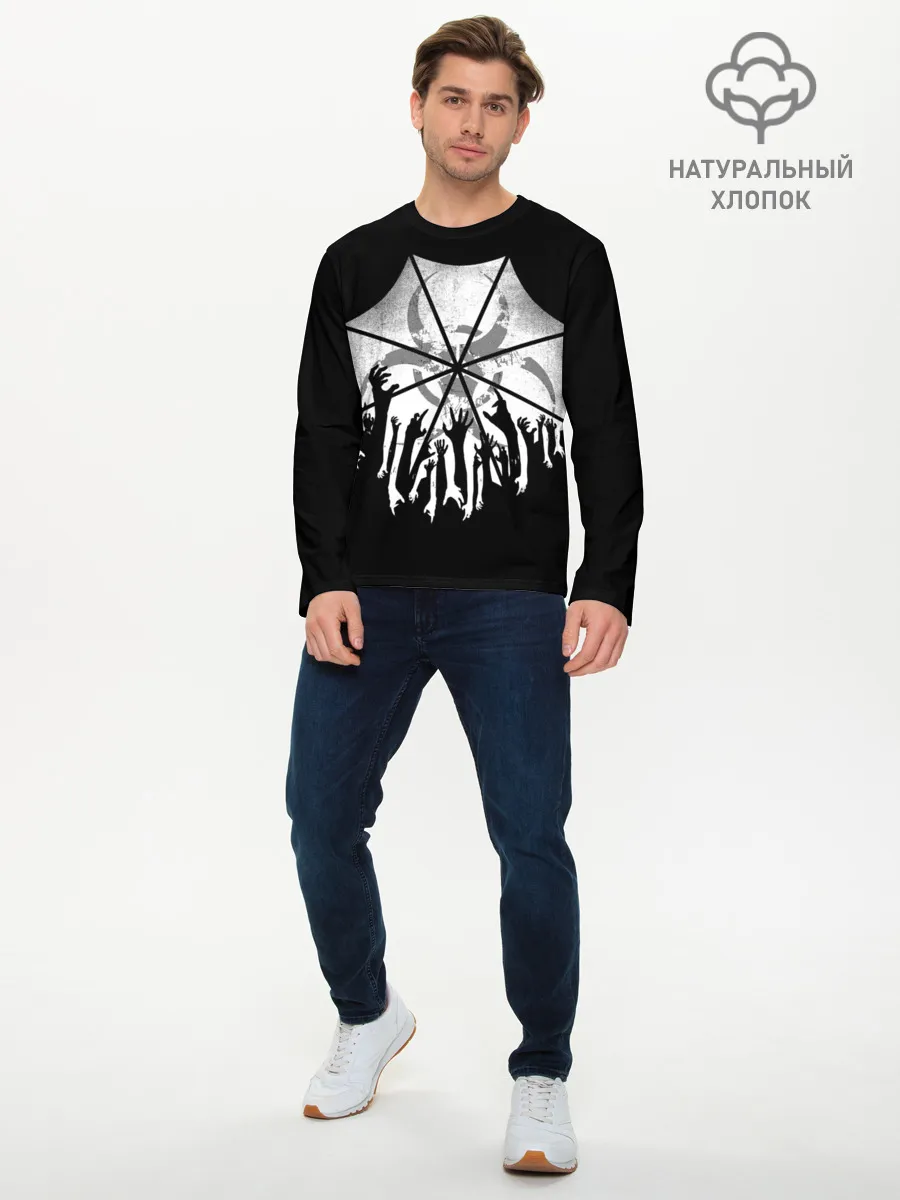 Мужской лонгслив базовый / Resident Evil