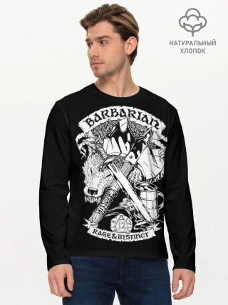 Мужской лонгслив базовый / Barbarian