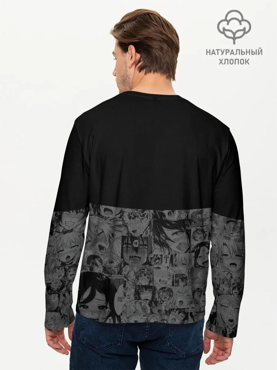 Мужской лонгслив базовый / Японская анимация