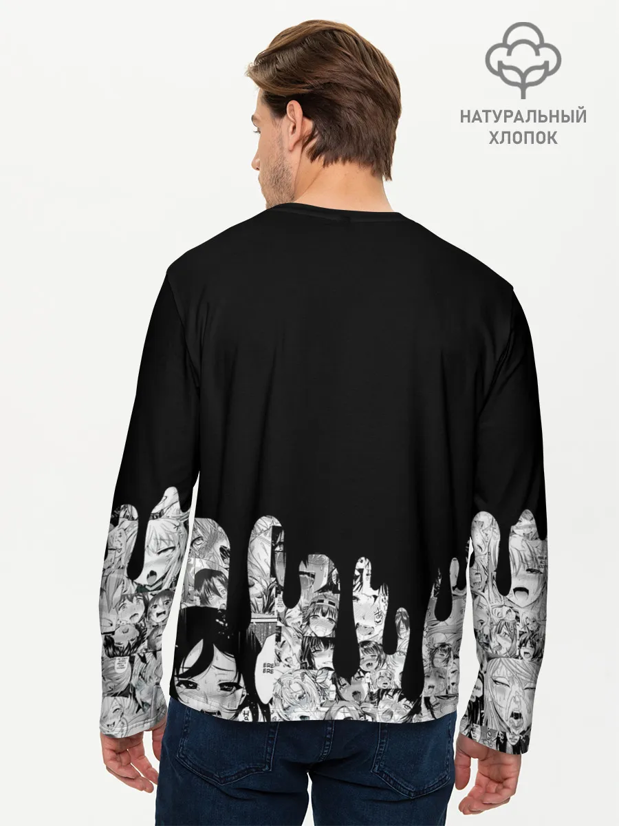 Мужской лонгслив базовый / Японская анимация