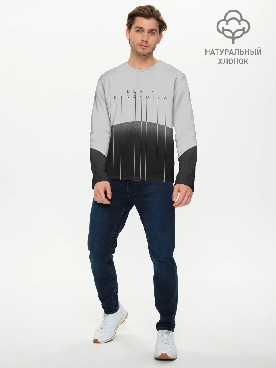 Мужской лонгслив базовый / DEATH STRANDING | DS