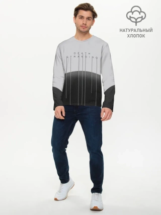 Мужской лонгслив базовый / DEATH STRANDING | DS