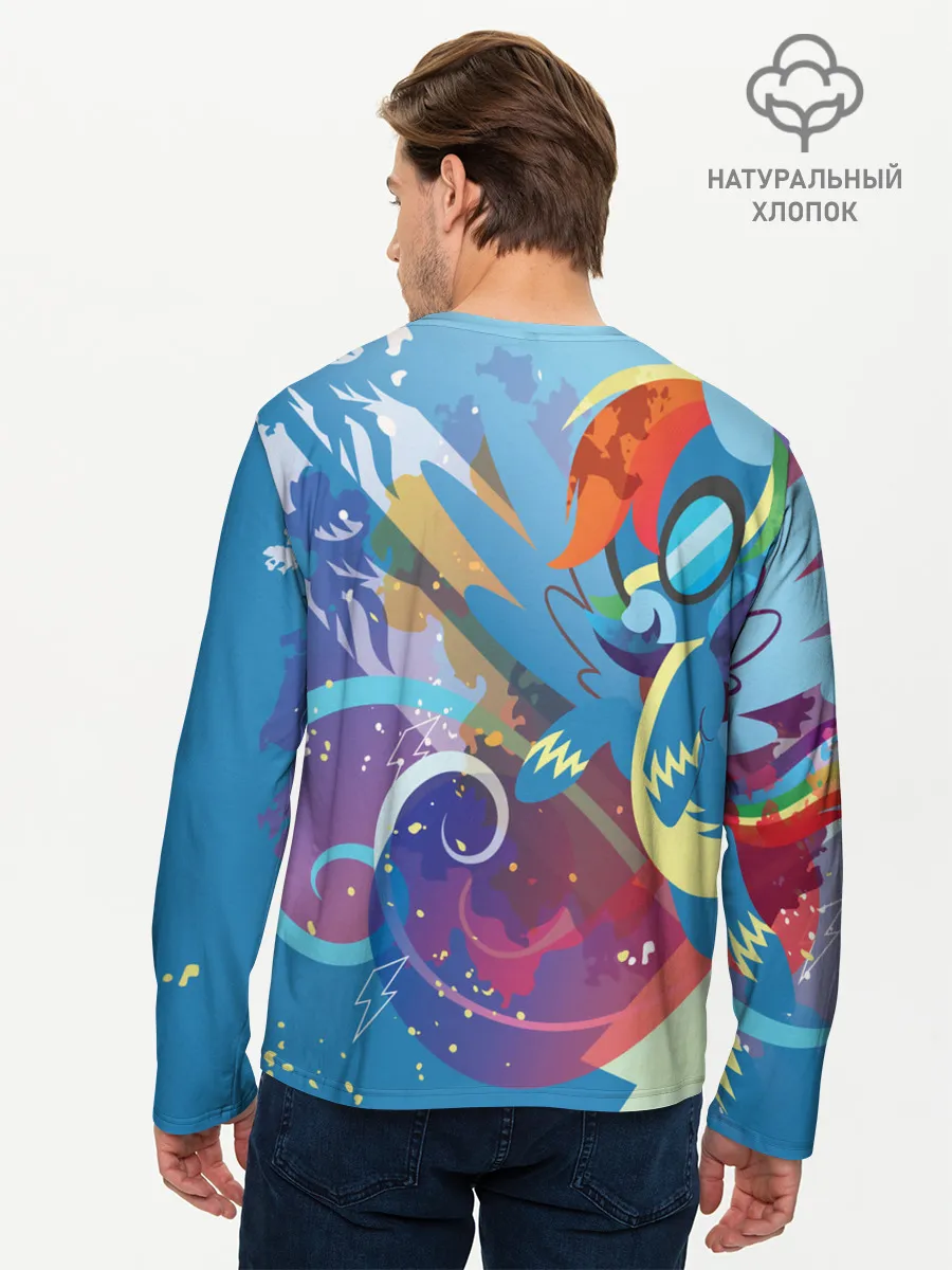 Мужской лонгслив базовый / My little Pony