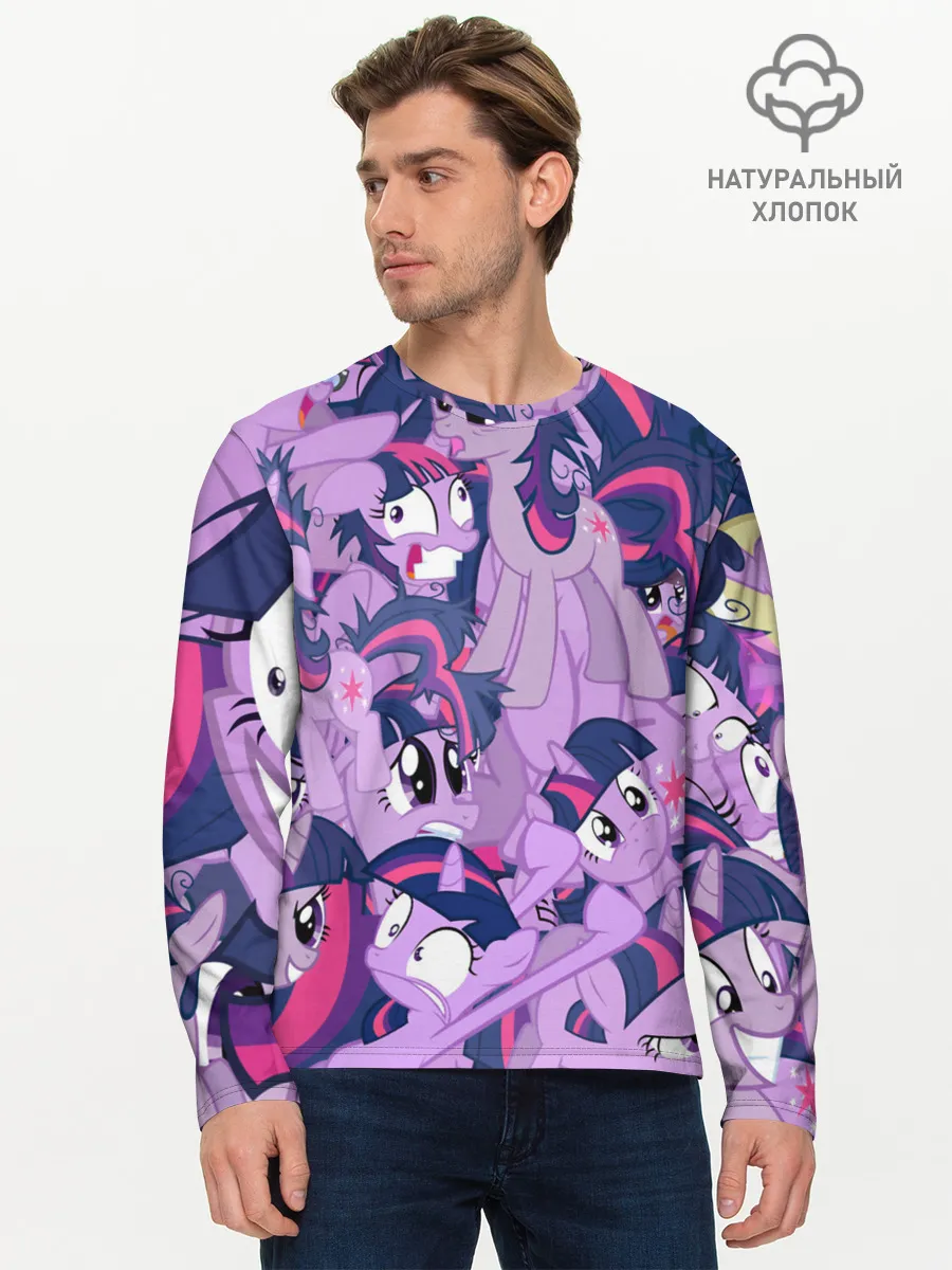 Мужской лонгслив базовый / PATTERN PONY