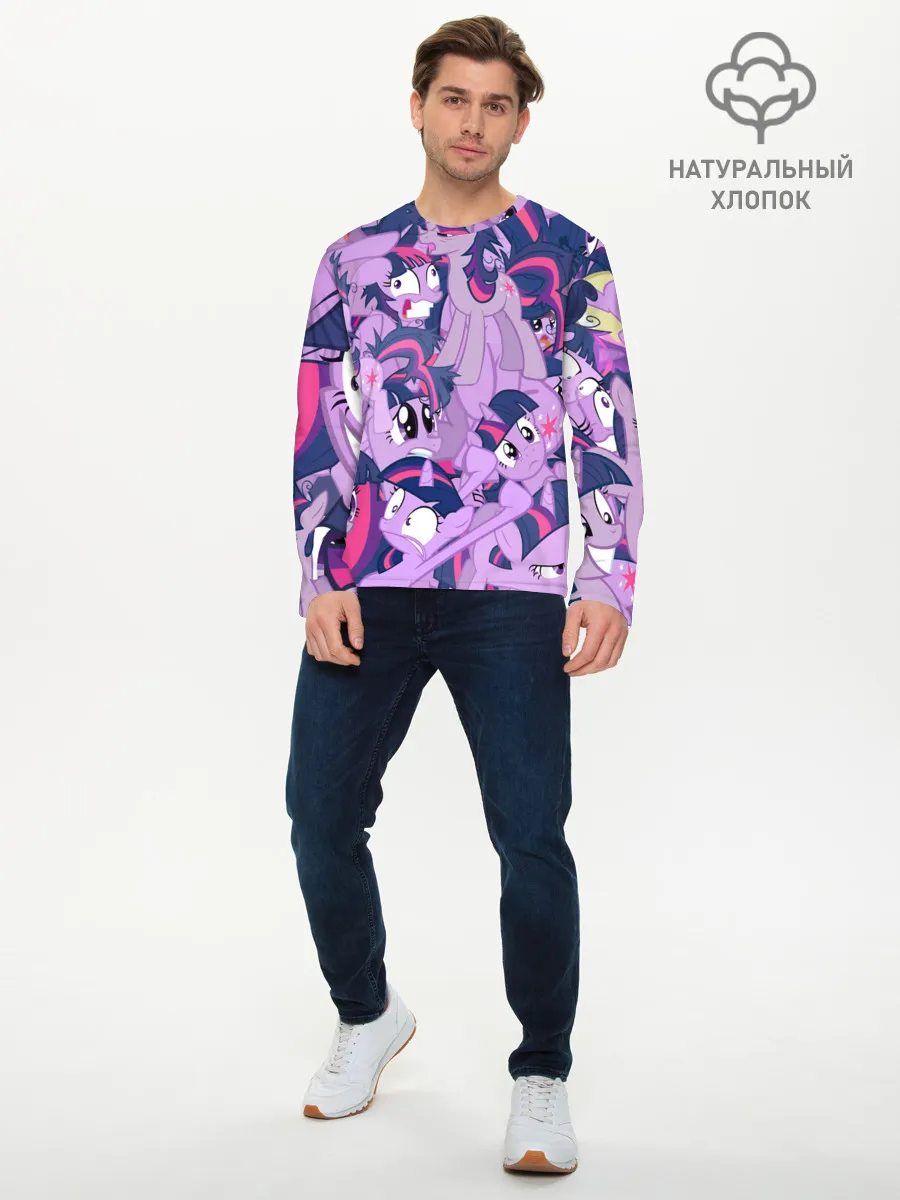 Мужской лонгслив базовый / PATTERN PONY