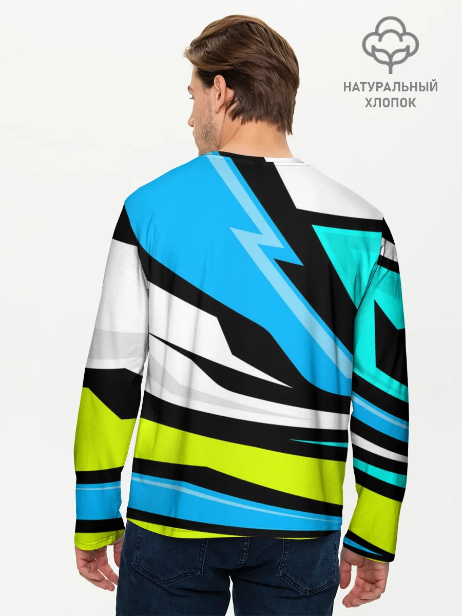 Мужской лонгслив базовый / Need for Speed