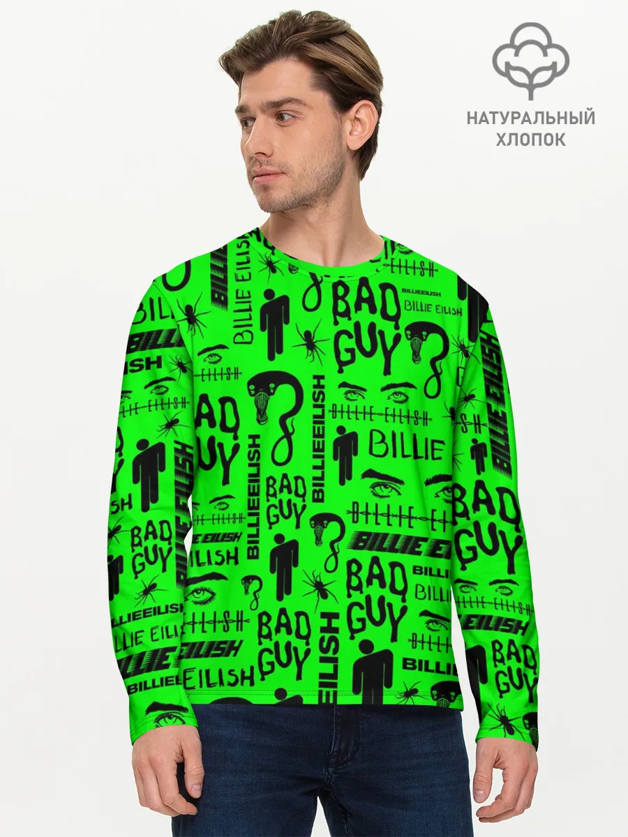 Мужской лонгслив базовый / BILLIE EILISH