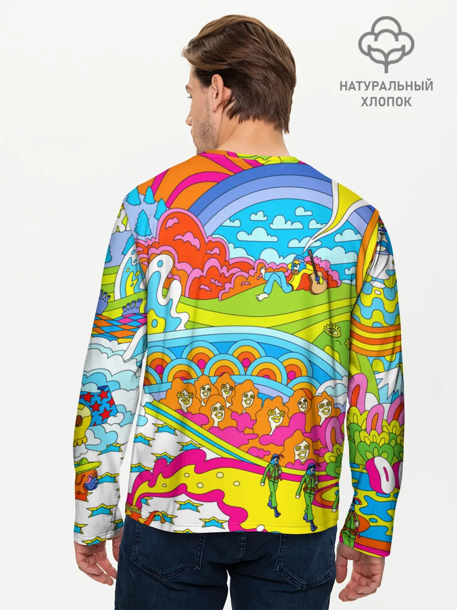 Мужской лонгслив базовый / ХИППИ