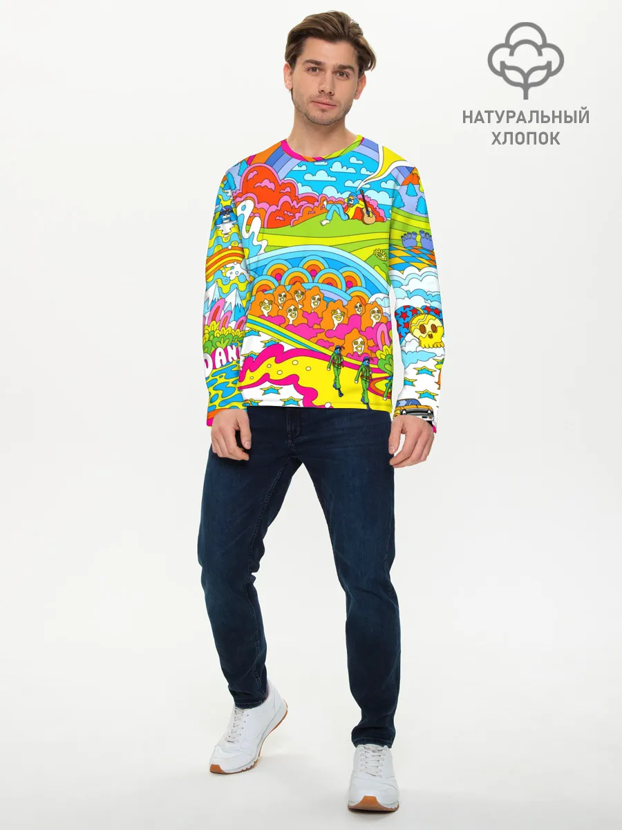 Мужской лонгслив базовый / ХИППИ