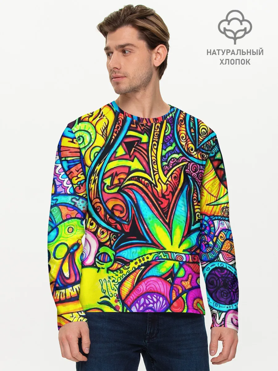 Мужской лонгслив базовый / ABSTRACTION PSY