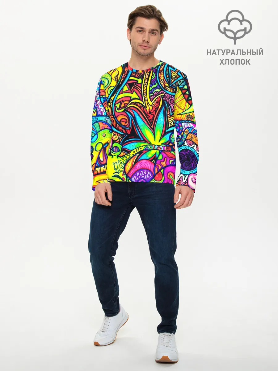 Мужской лонгслив базовый / ABSTRACTION PSY