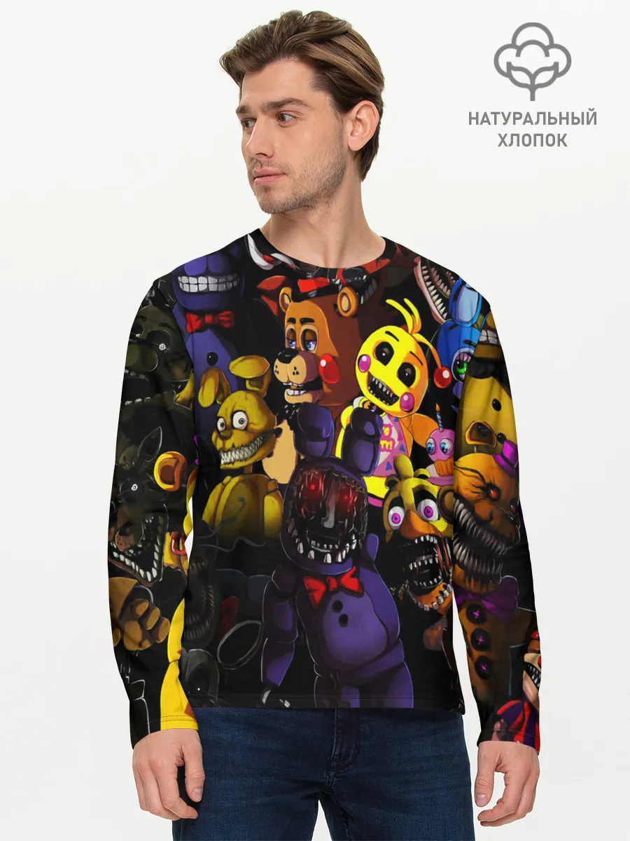 Мужской лонгслив базовый / FIVE NIGHTS AT FREDDYS