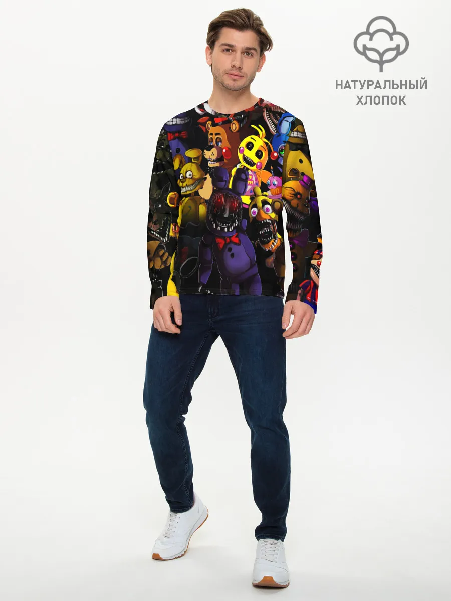 Мужской лонгслив базовый / FIVE NIGHTS AT FREDDYS