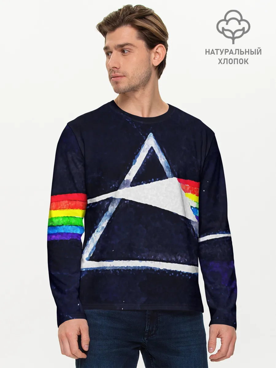 Мужской лонгслив базовый / PINK FLOYD