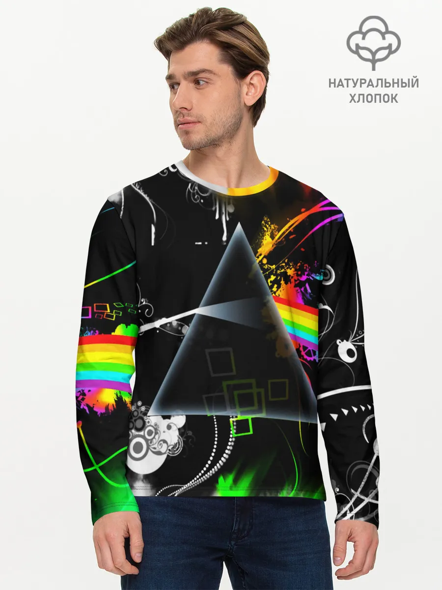 Мужской лонгслив базовый / PINK FLOYD