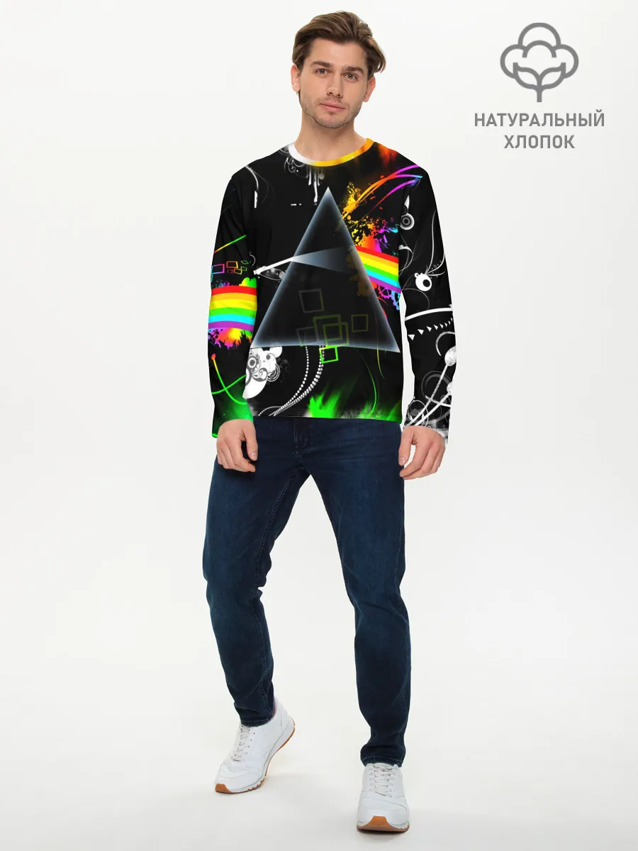 Мужской лонгслив базовый / PINK FLOYD