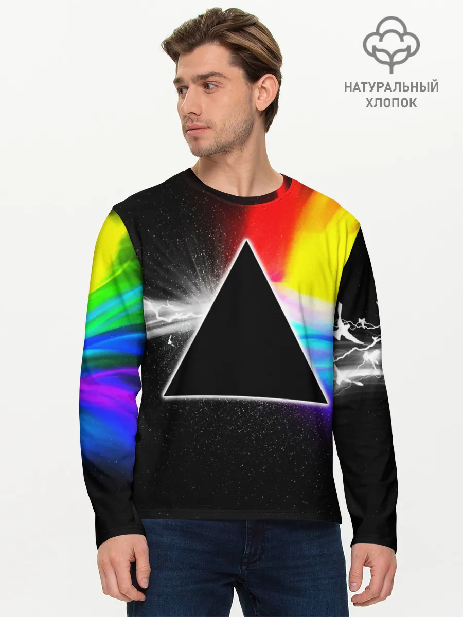 Мужской лонгслив базовый / PINK FLOYD