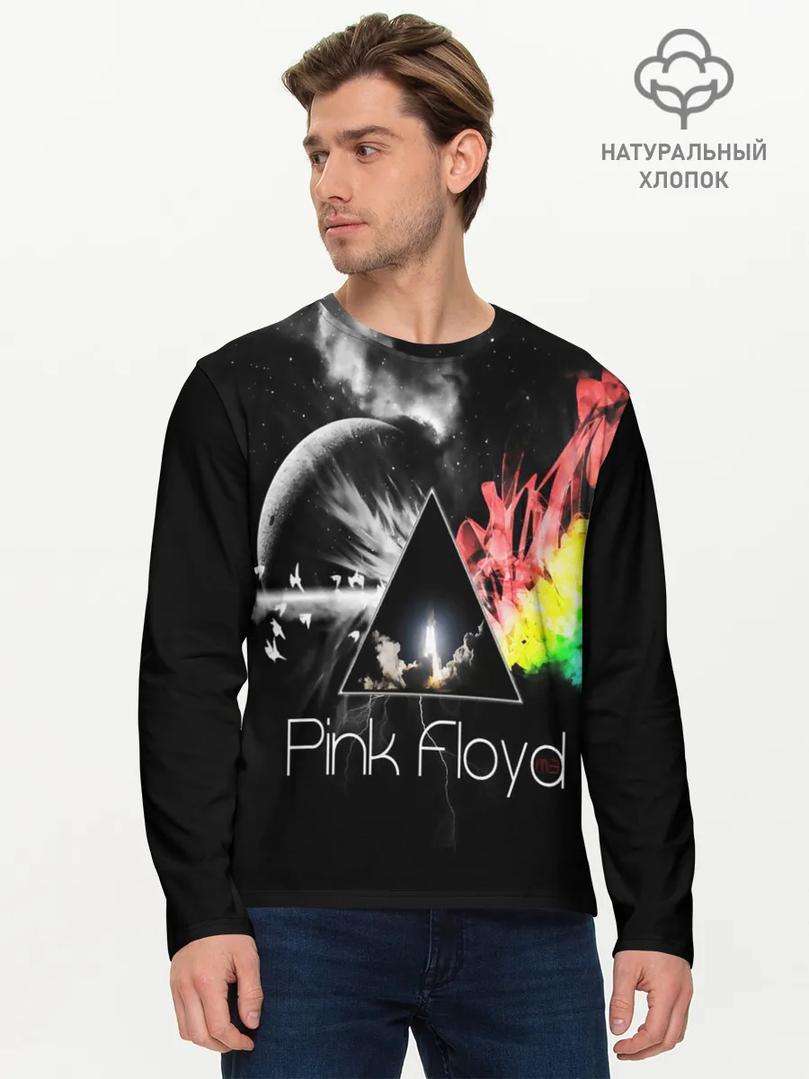 Мужской лонгслив базовый / PINK FLOYD