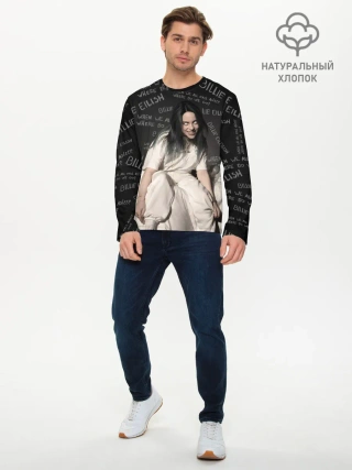 Мужской лонгслив базовый / BILLIE EILISH - Where Do We Go