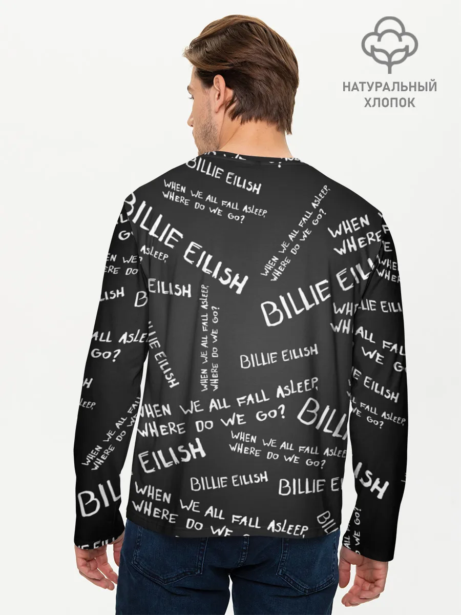 Мужской лонгслив базовый / BILLIE EILISH - Where Do We Go