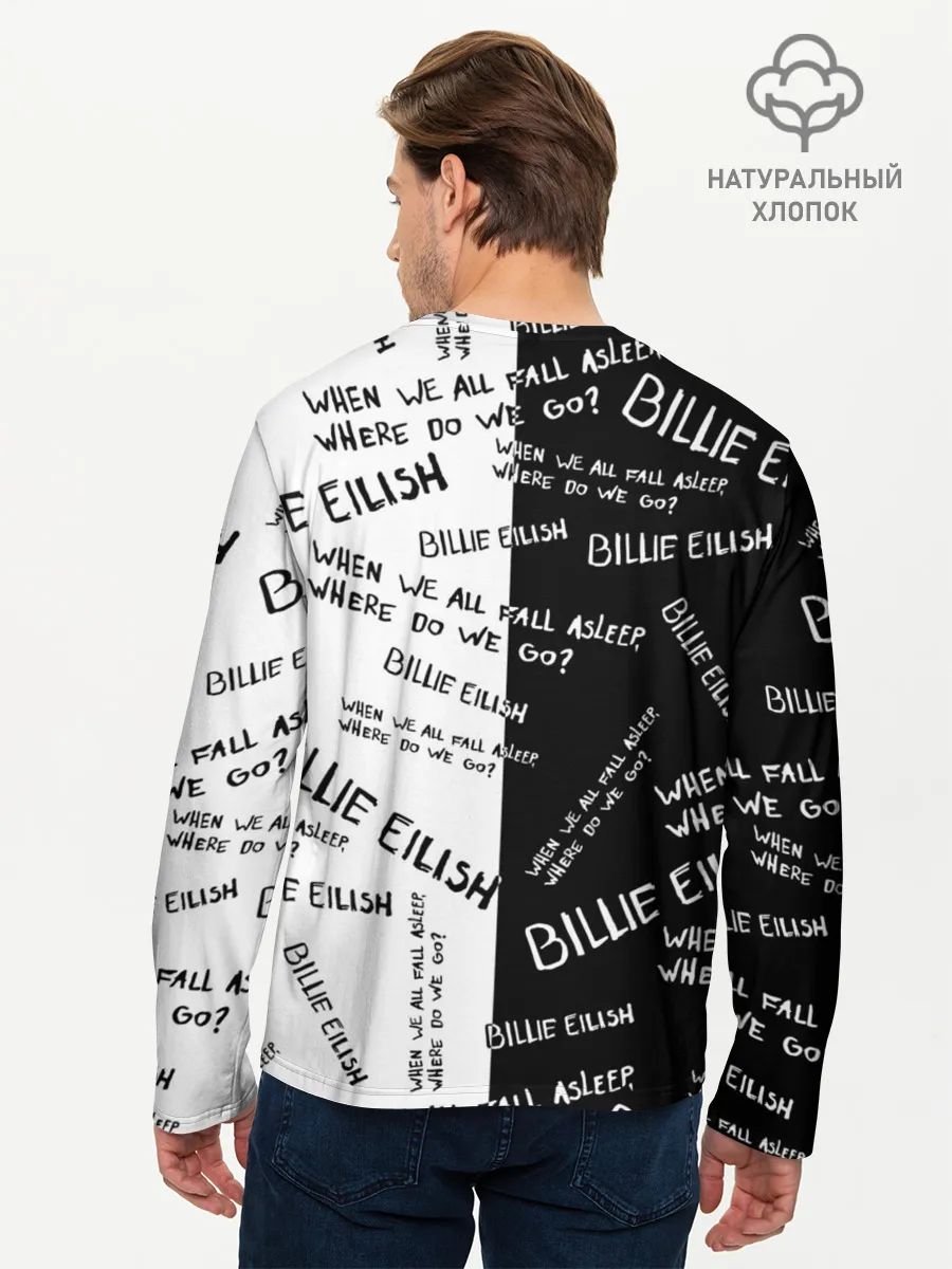 Мужской лонгслив базовый / BILLIE EILISH - Where Do We Go