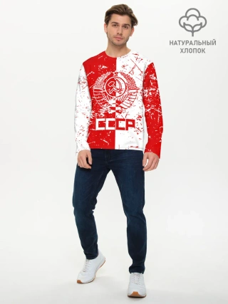 Мужской лонгслив базовый / СССР