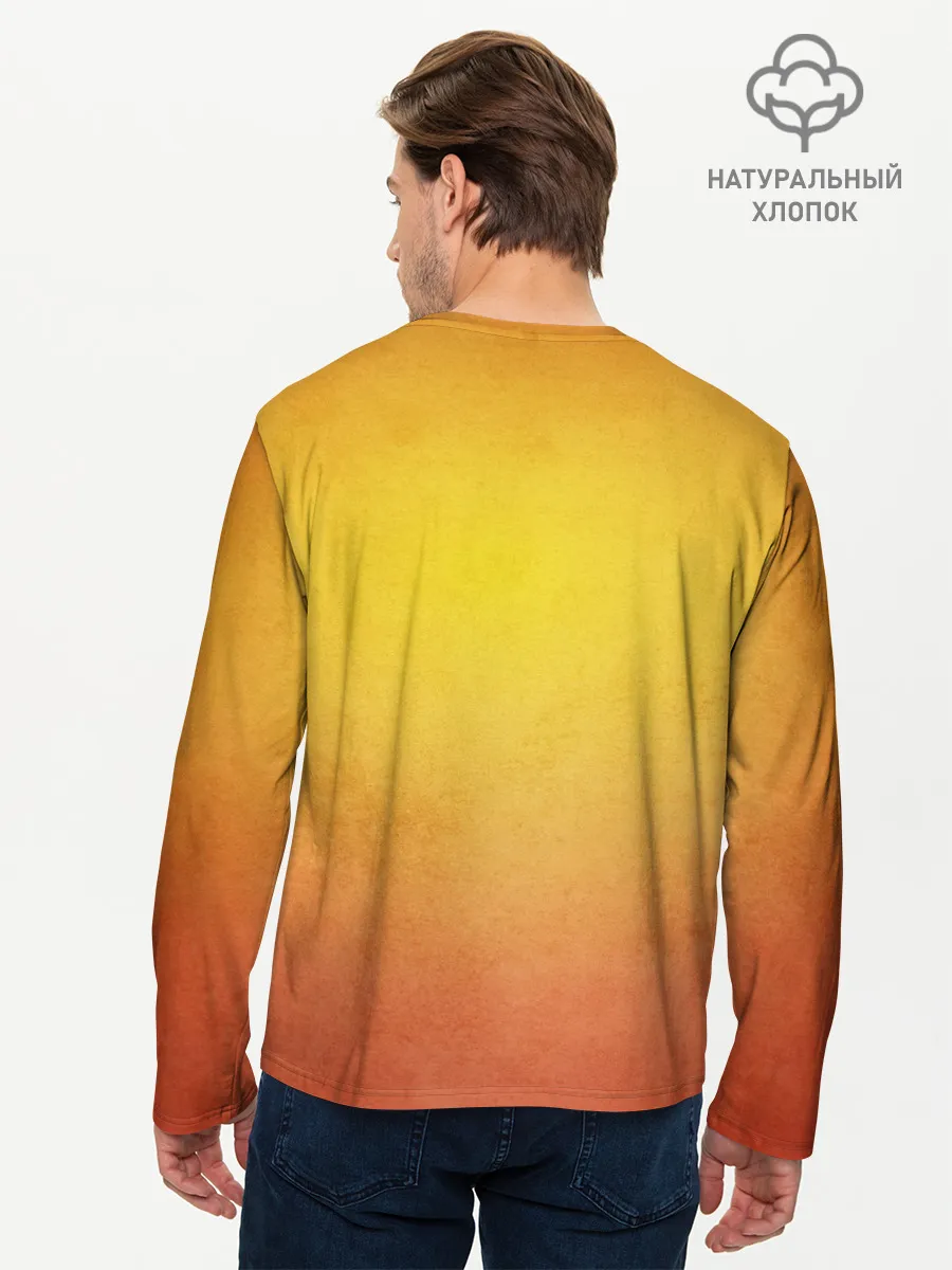 Мужской лонгслив базовый / Охотник с собакой