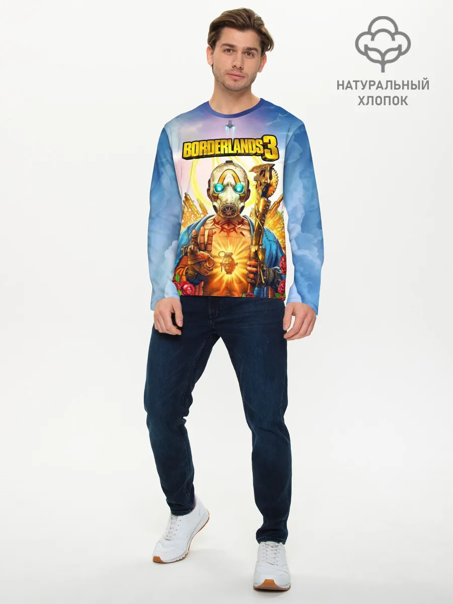 Мужской лонгслив базовый / BORDERLANDS 3