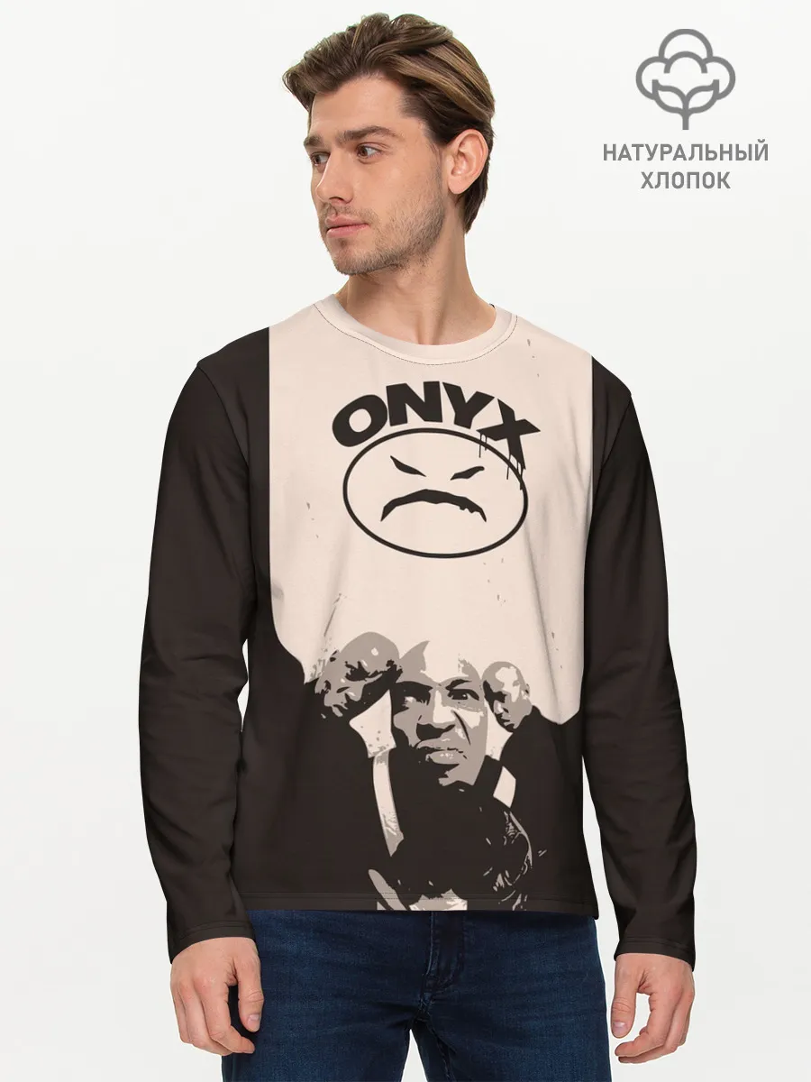 Мужской лонгслив базовый / Onyx