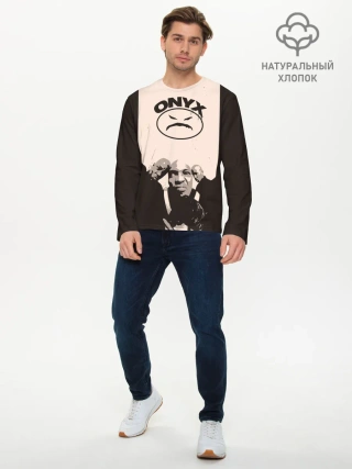 Мужской лонгслив базовый / Onyx
