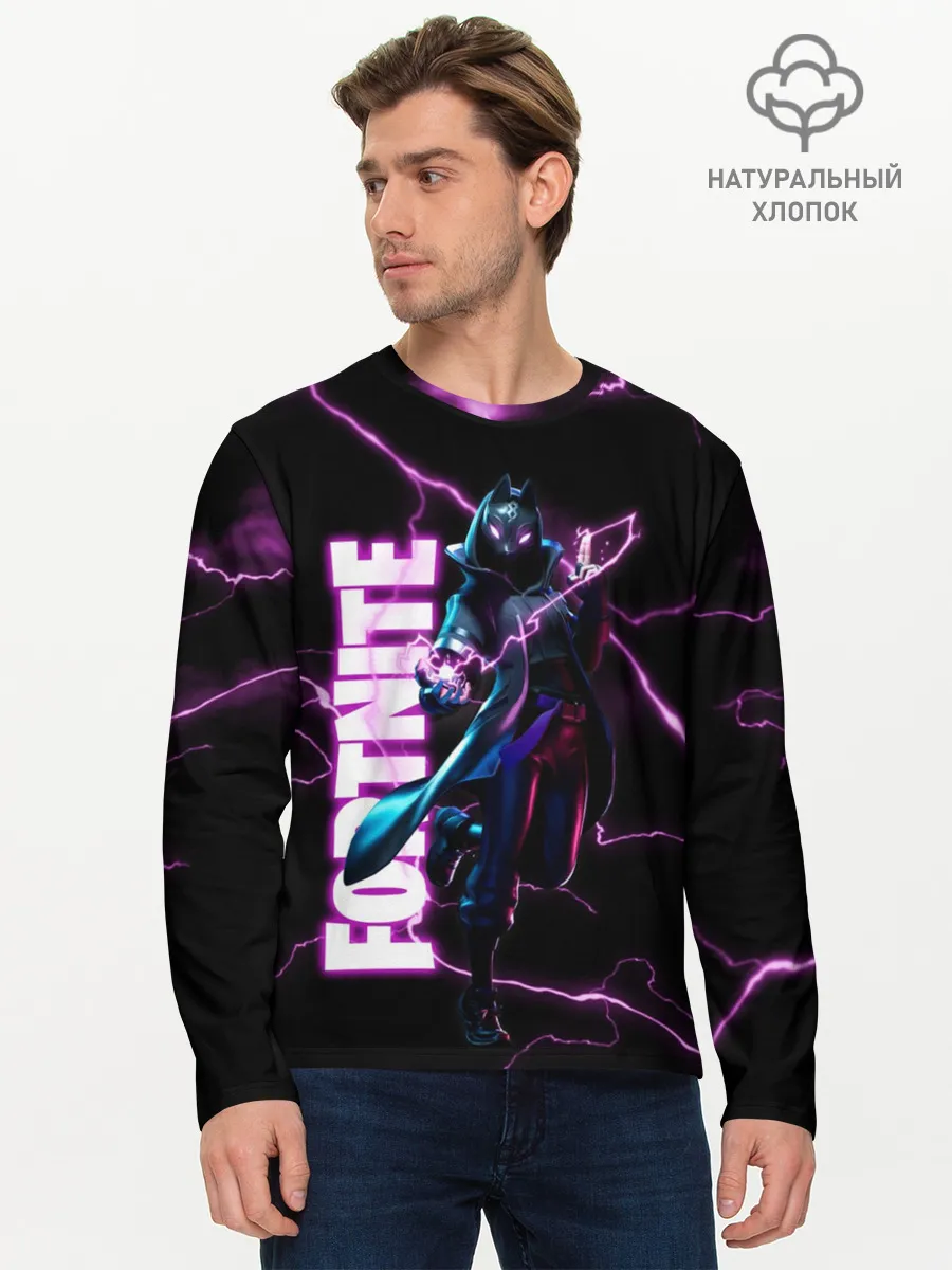 Мужской лонгслив базовый / ТАНУКИ FORTNITE