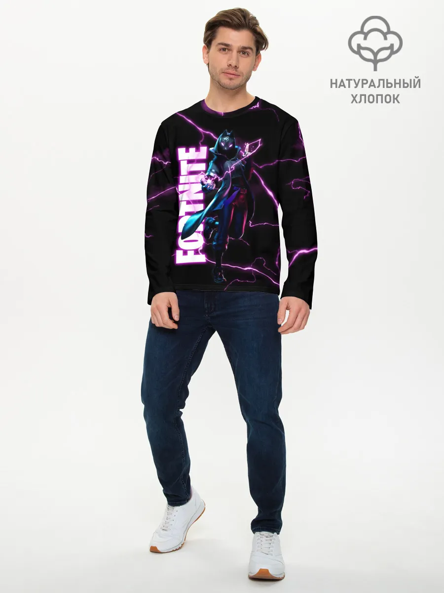 Мужской лонгслив базовый / ТАНУКИ FORTNITE