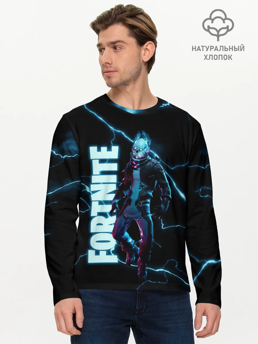Мужской лонгслив базовый / ВЕЧНЫЙ СТРАННИК FORTNITE