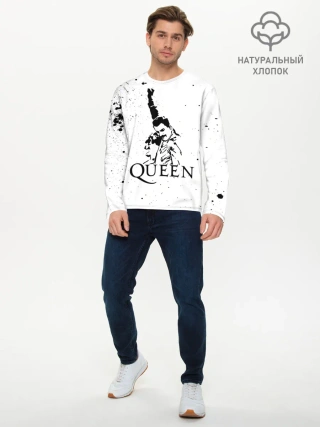 Мужской лонгслив базовый / Queen