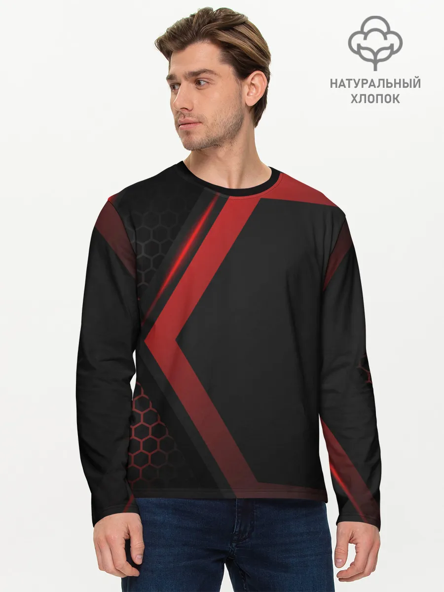 Мужской лонгслив базовый / Neon armor