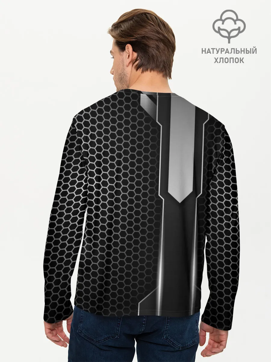 Мужской лонгслив базовый / Кибернетическая броня