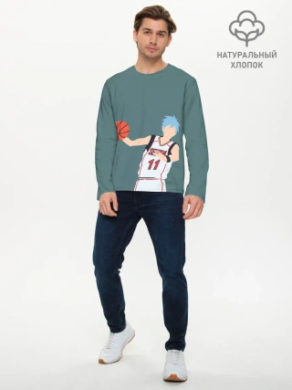 Мужской лонгслив базовый / Tetsuya Kuroko