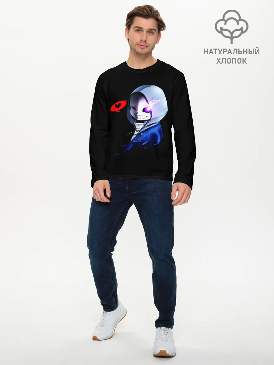 Мужской лонгслив базовый / Undertale