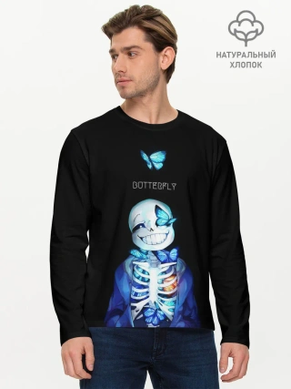 Мужской лонгслив базовый / Undertale