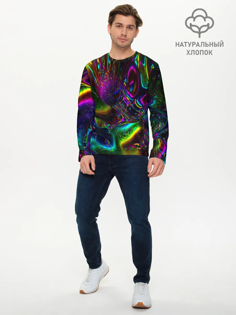 Мужской лонгслив базовый / АБСТРАКЦИЯ