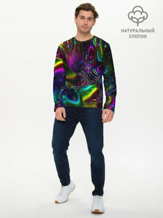 Мужской лонгслив базовый / АБСТРАКЦИЯ